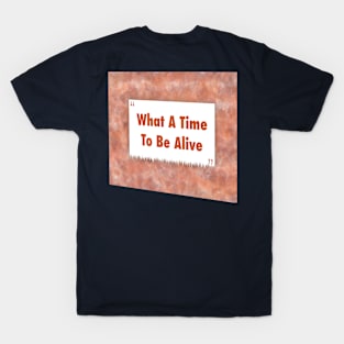 What A Time To Be Alive ikat T-Shirt